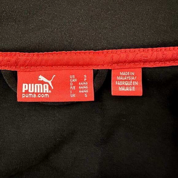 PUMA Ducati Jacket Men’s Small Black Full Zip Track Moto Racing Jacket - Picture 6 of 7